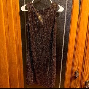 Gold sparkle dress